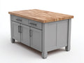 Credenza - legno ingegnerizzato-legno naturale - 150x75x90 cm - grigio-legno naturale - stile moderno