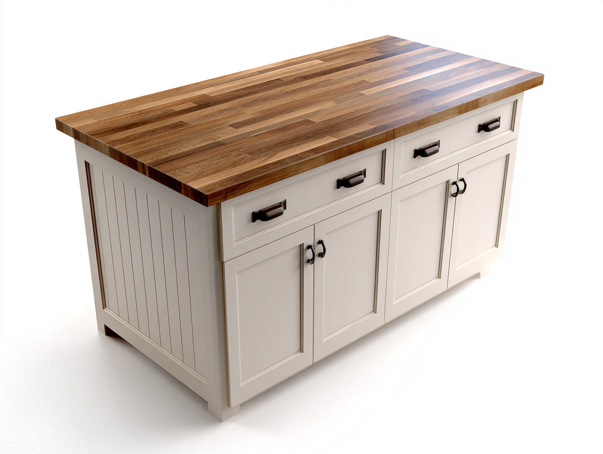 Credenza - legno ingegnerizzato-legno naturale - 155x70x90 cm - bianco-legno naturale - stile moderno
